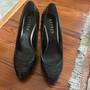 Lauren by Ralph Lauren "Kailee" Platform Pumps